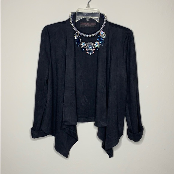 Jackets & Blazers - Gianfranco Rossi | Suede drapey jacket